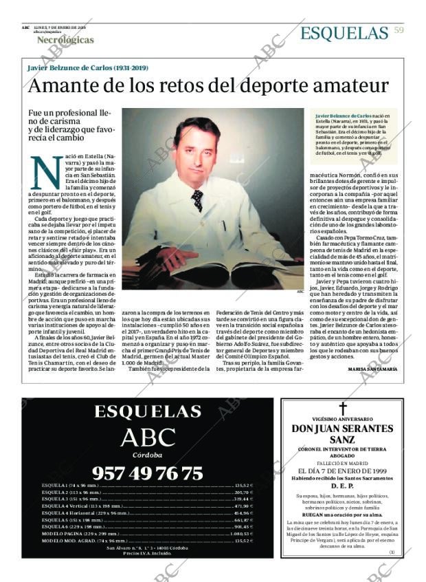 ABC CORDOBA 07-01-2019 página 59