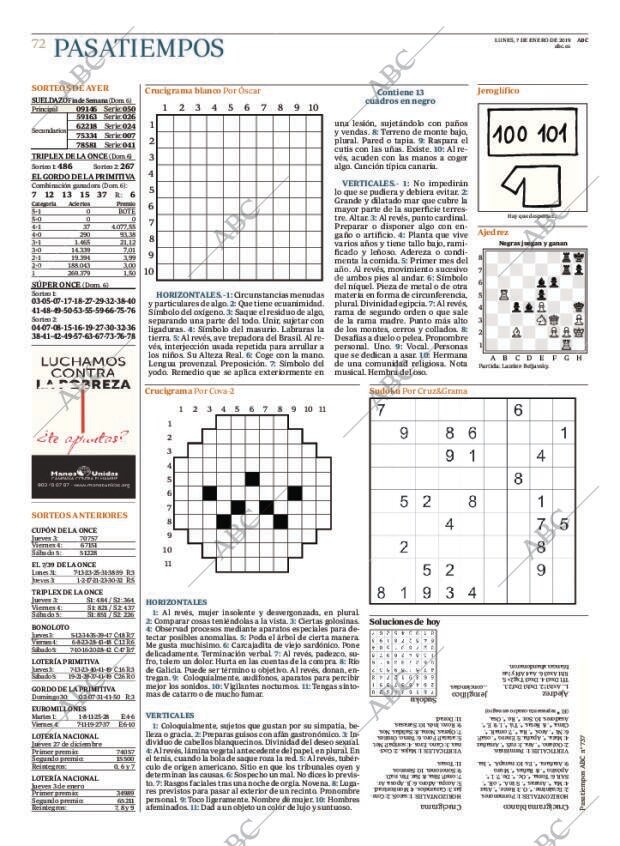 ABC MADRID 07-01-2019 página 72