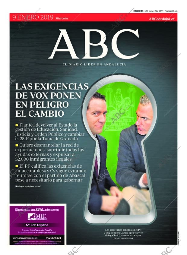 ABC CORDOBA 09-01-2019 página 1