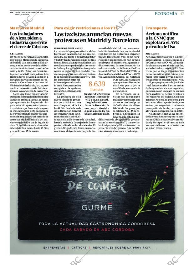 ABC CORDOBA 09-01-2019 página 47