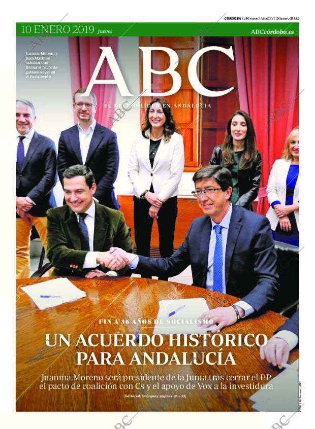ABC CORDOBA 10-01-2019 página 1