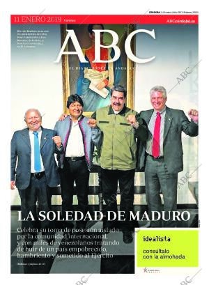 ABC CORDOBA 11-01-2019 página 1