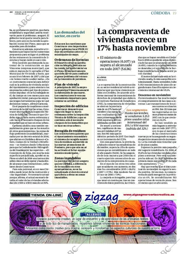 ABC CORDOBA 12-01-2019 página 19