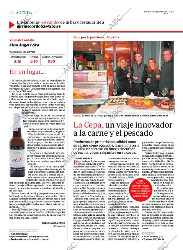 ABC CORDOBA 12-01-2019 página 30