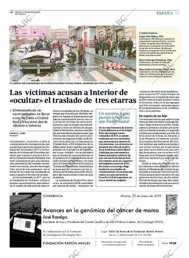 ABC CORDOBA 12-01-2019 página 45