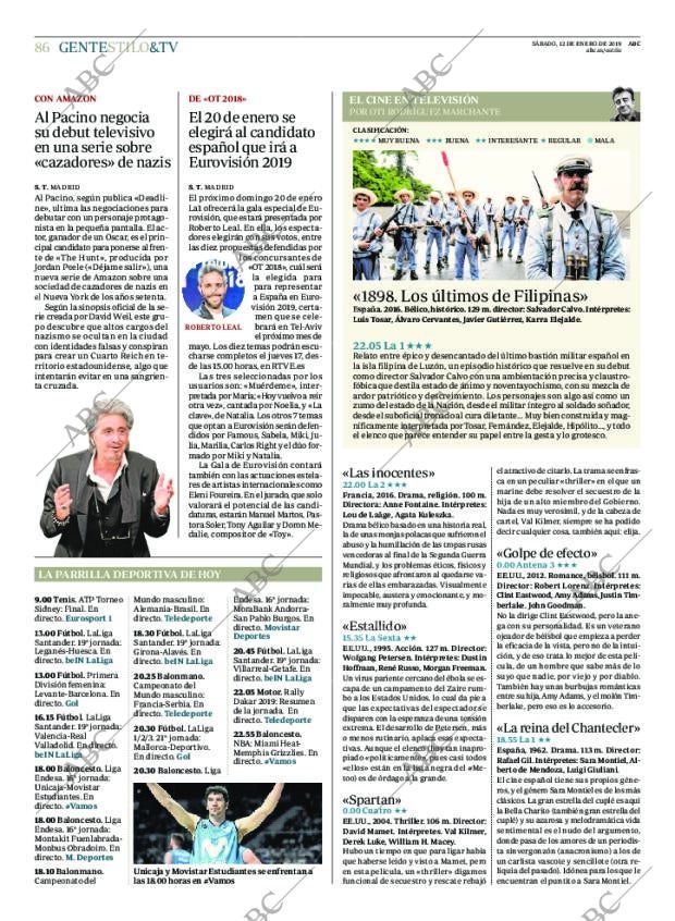 ABC CORDOBA 12-01-2019 página 86