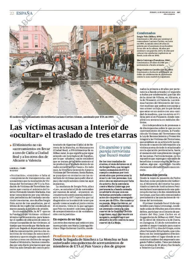 ABC MADRID 12-01-2019 página 22