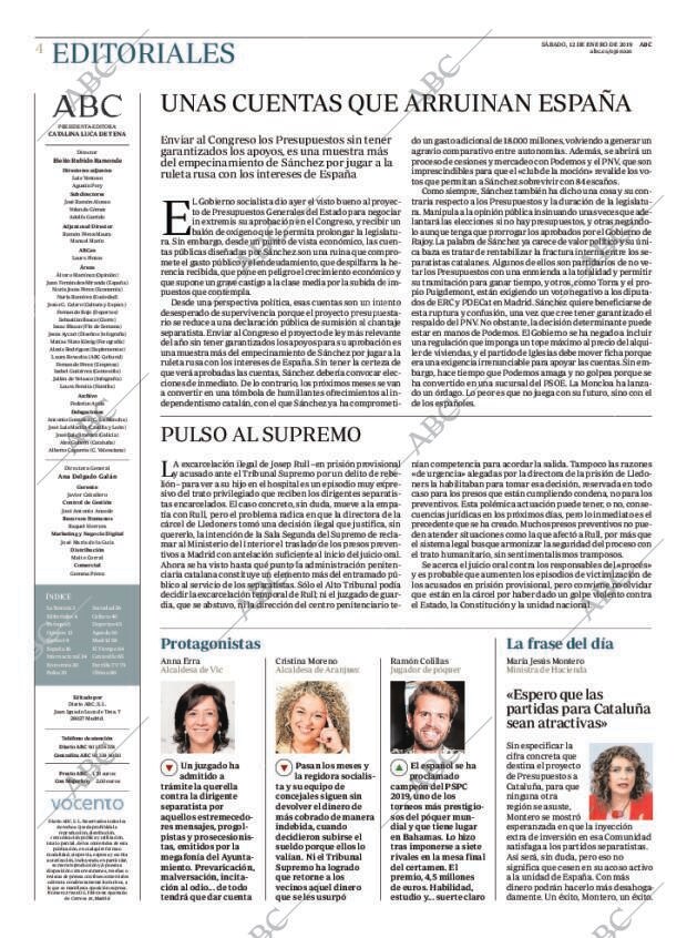 ABC MADRID 12-01-2019 página 4
