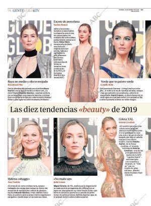 ABC MADRID 12-01-2019 página 74