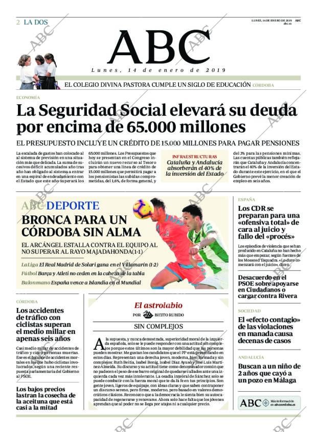 ABC CORDOBA 14-01-2019 página 2