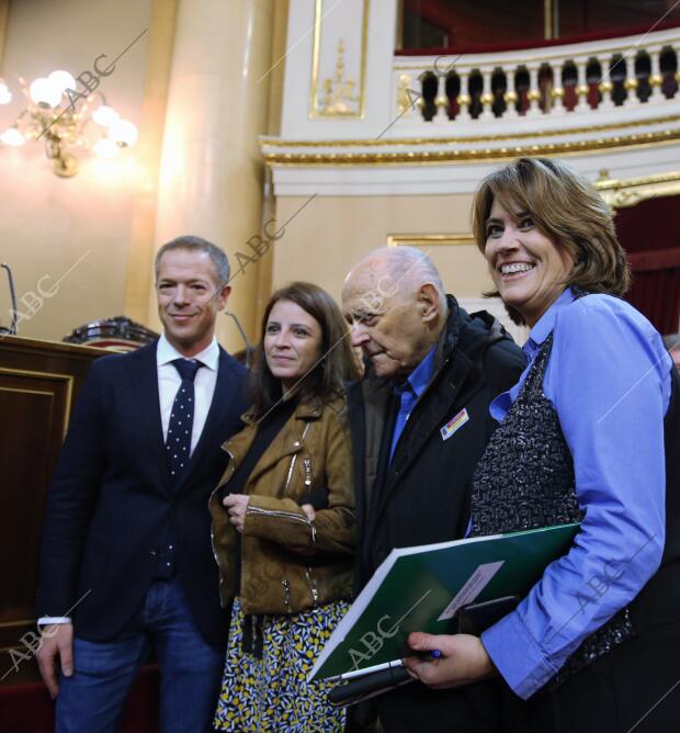 Acto de homenaje a los exiliados, con motivo de los 80 años del final de la...