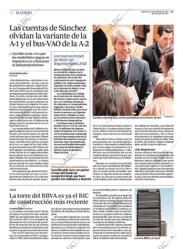 ABC MADRID 16-01-2019 página 70