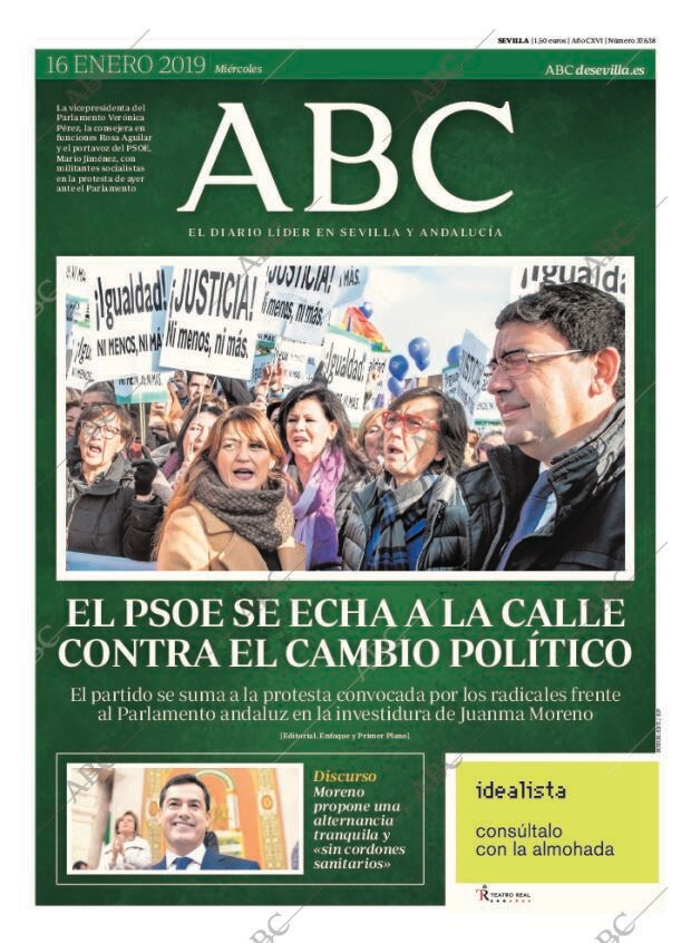 ABC SEVILLA 16-01-2019 página 1