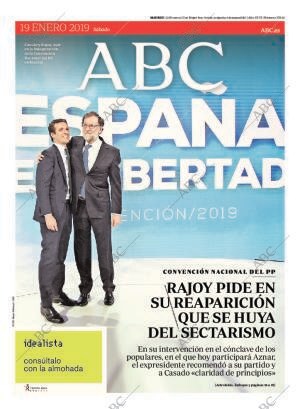 ABC MADRID 19-01-2019 página 1