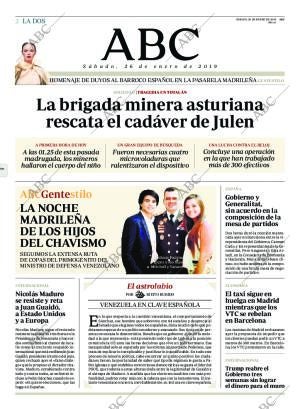 ABC MADRID 26-01-2019 página 2