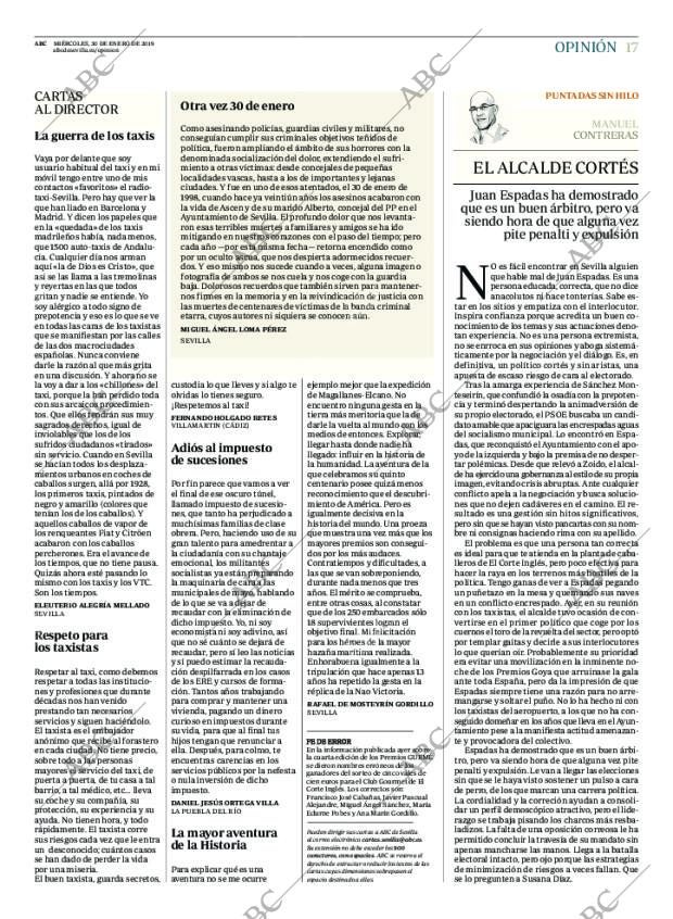 ABC SEVILLA 30-01-2019 página 17