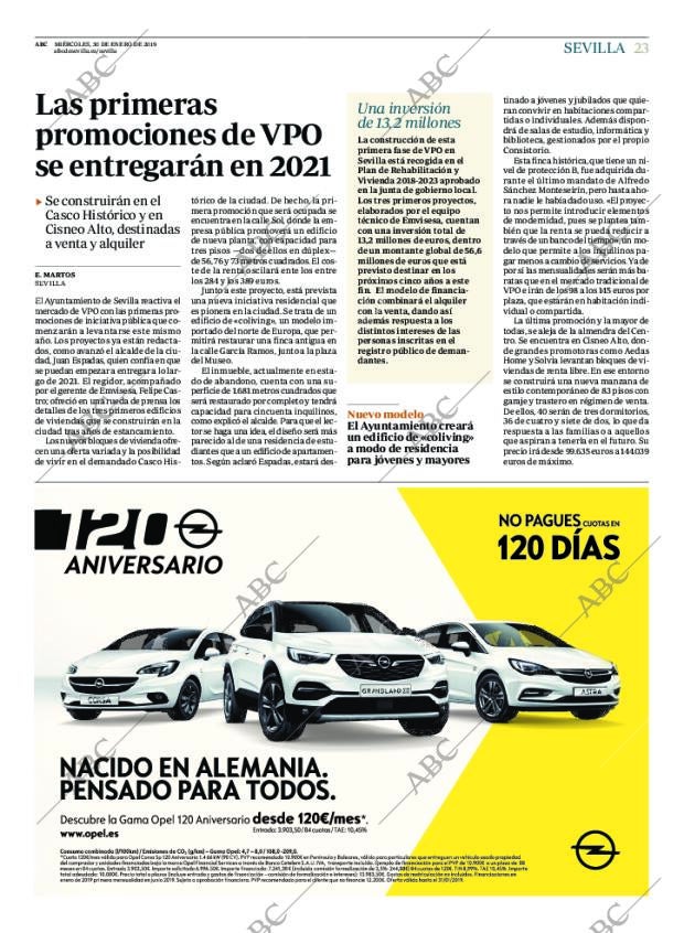 ABC SEVILLA 30-01-2019 página 23
