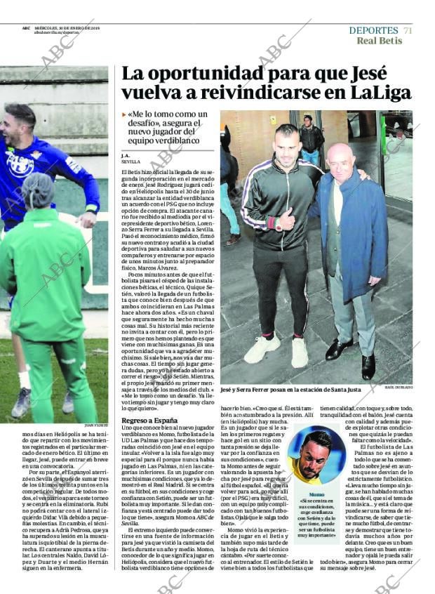 ABC SEVILLA 30-01-2019 página 71