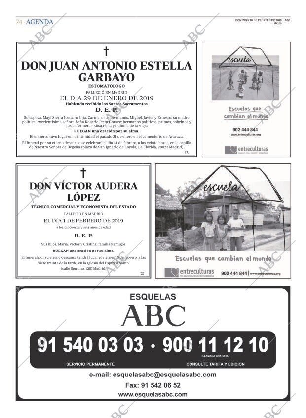 ABC MADRID 10-02-2019 página 74