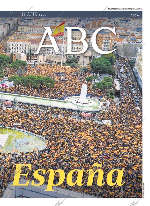 ABC MADRID 11-02-2019 página 1