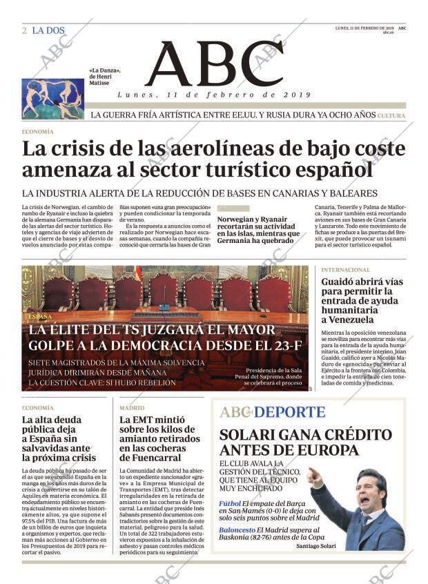 ABC MADRID 11-02-2019 página 2