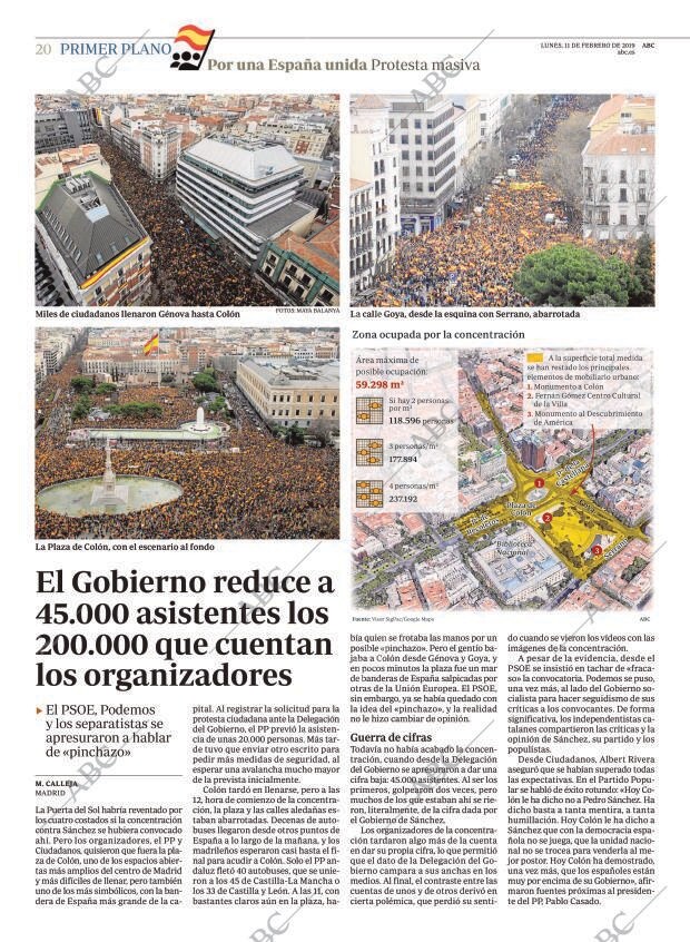 ABC MADRID 11-02-2019 página 20