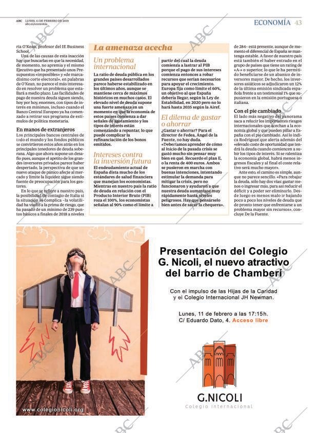 ABC MADRID 11-02-2019 página 43