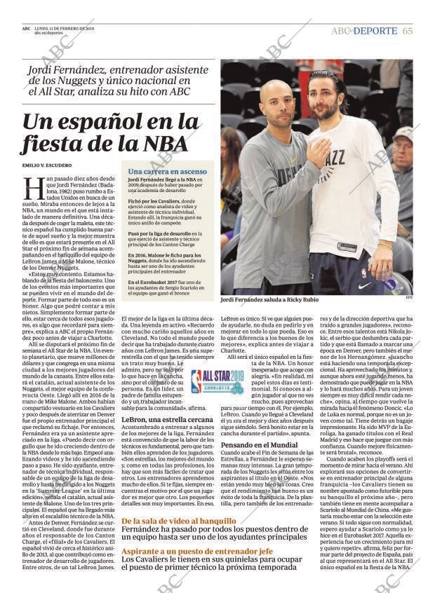 ABC MADRID 11-02-2019 página 65