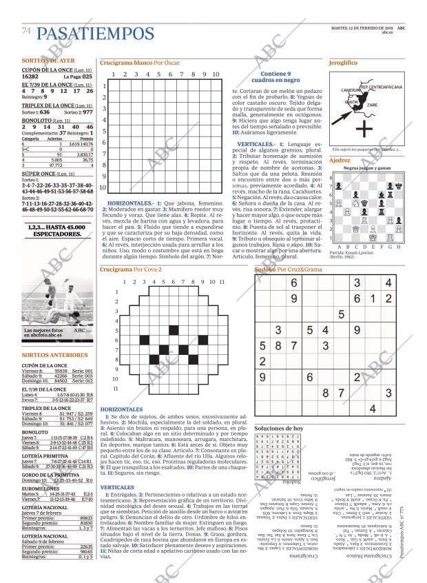 ABC CORDOBA 12-02-2019 página 74