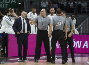 Final copa del Rey de baloncesto entre el real Madrid y el Barcelona