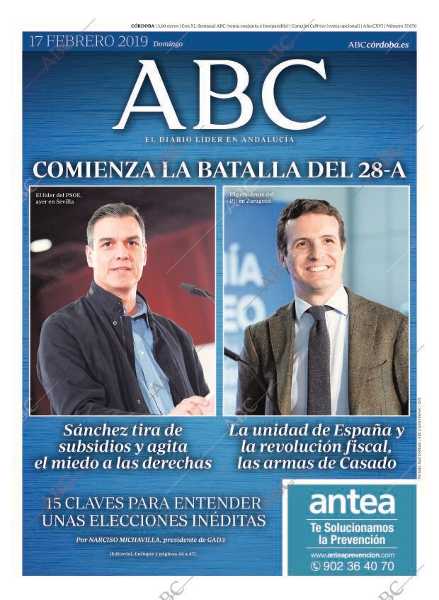 ABC CORDOBA 17-02-2019 página 1