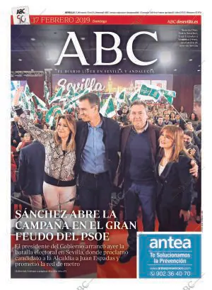 ABC SEVILLA 17-02-2019 página 1