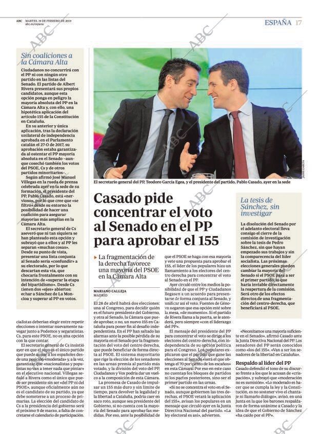 ABC MADRID 19-02-2019 página 17