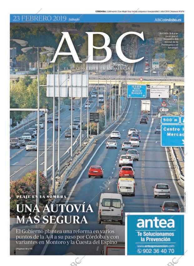 ABC CORDOBA 23-02-2019 página 1