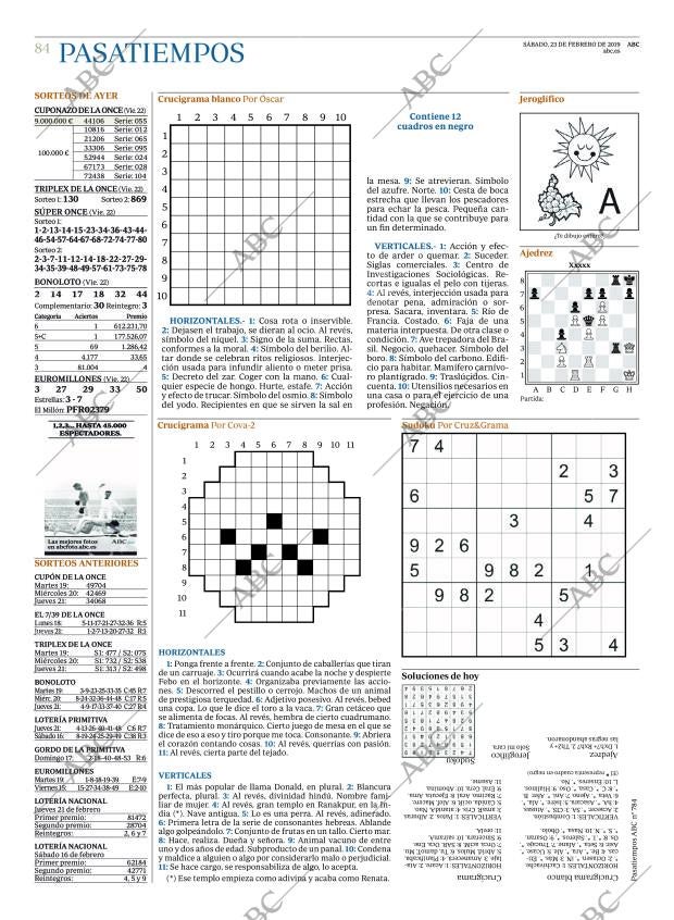 ABC CORDOBA 23-02-2019 página 84