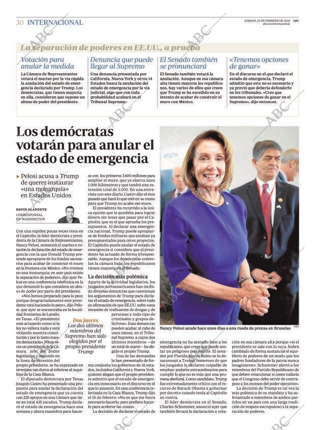 ABC MADRID 23-02-2019 página 30