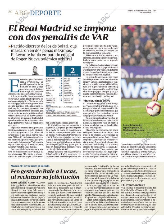 ABC MADRID 25-02-2019 página 50