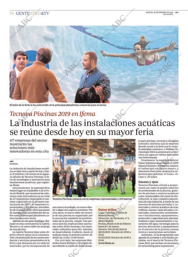 ABC MADRID 26-02-2019 página 74