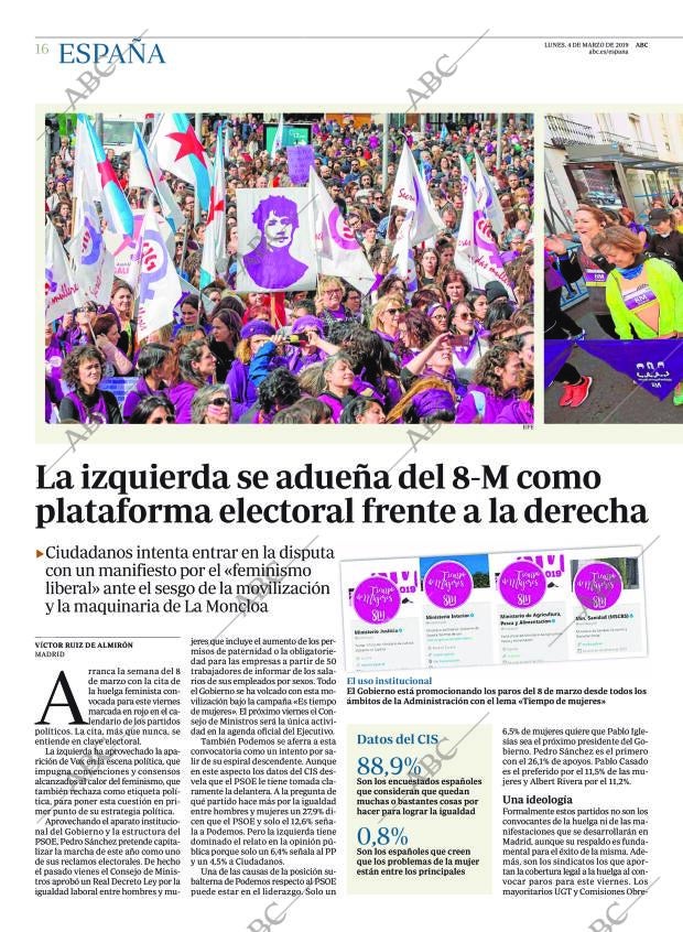 ABC MADRID 04-03-2019 página 16