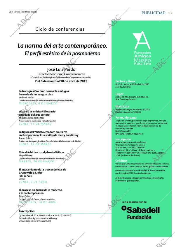 ABC MADRID 04-03-2019 página 43