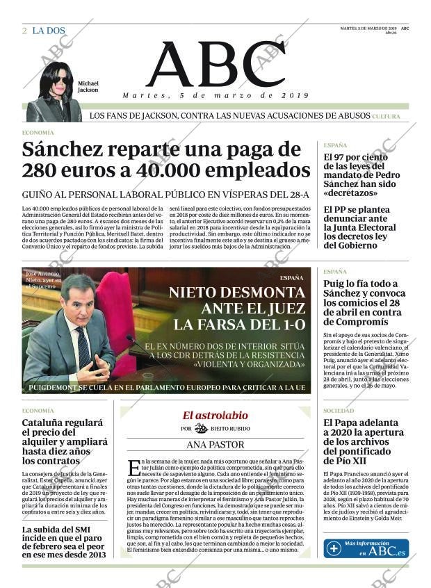 ABC MADRID 05-03-2019 página 2