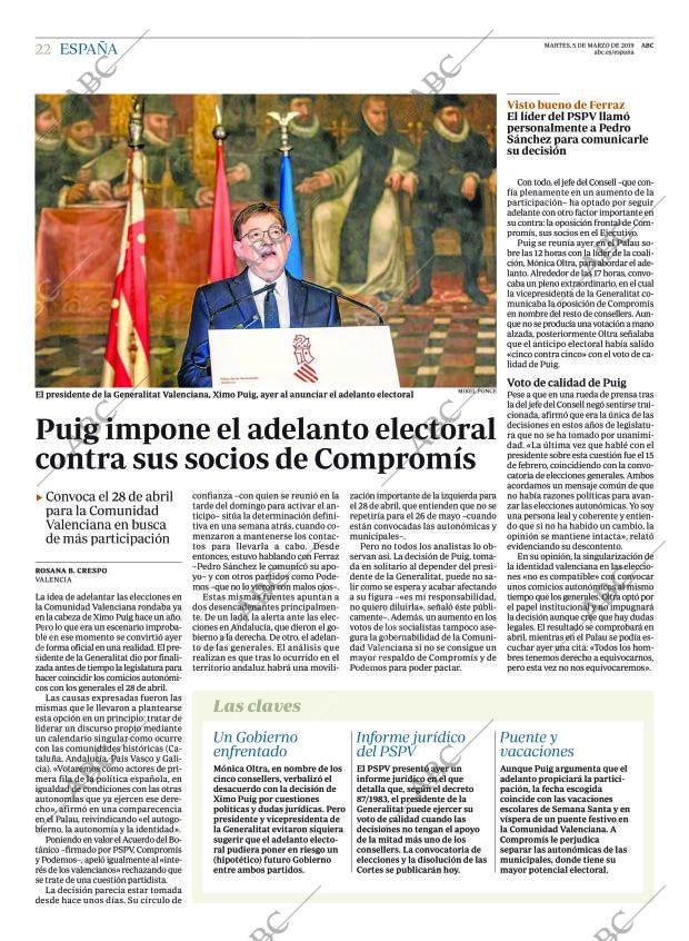 ABC MADRID 05-03-2019 página 22