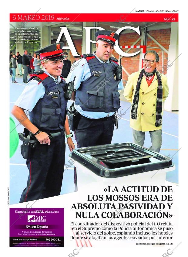 ABC MADRID 06-03-2019 página 1