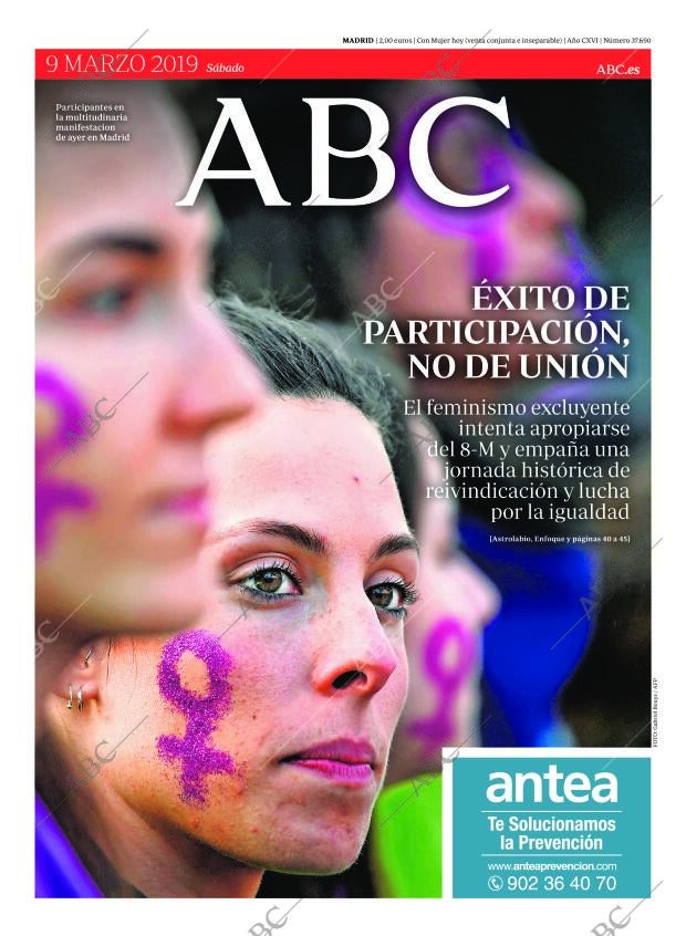 ABC MADRID 09-03-2019 página 1