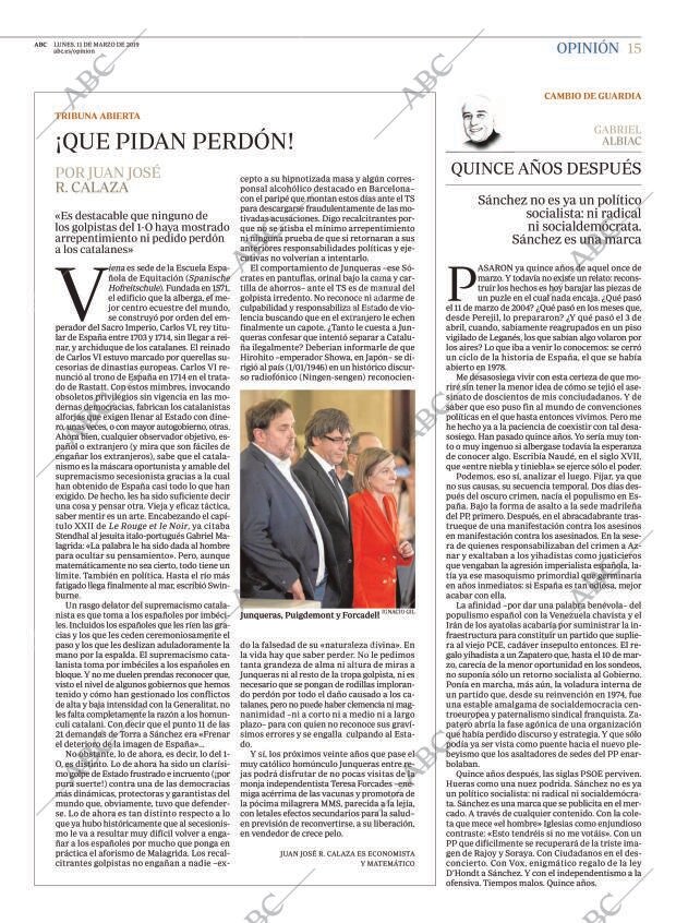 ABC MADRID 11-03-2019 página 15