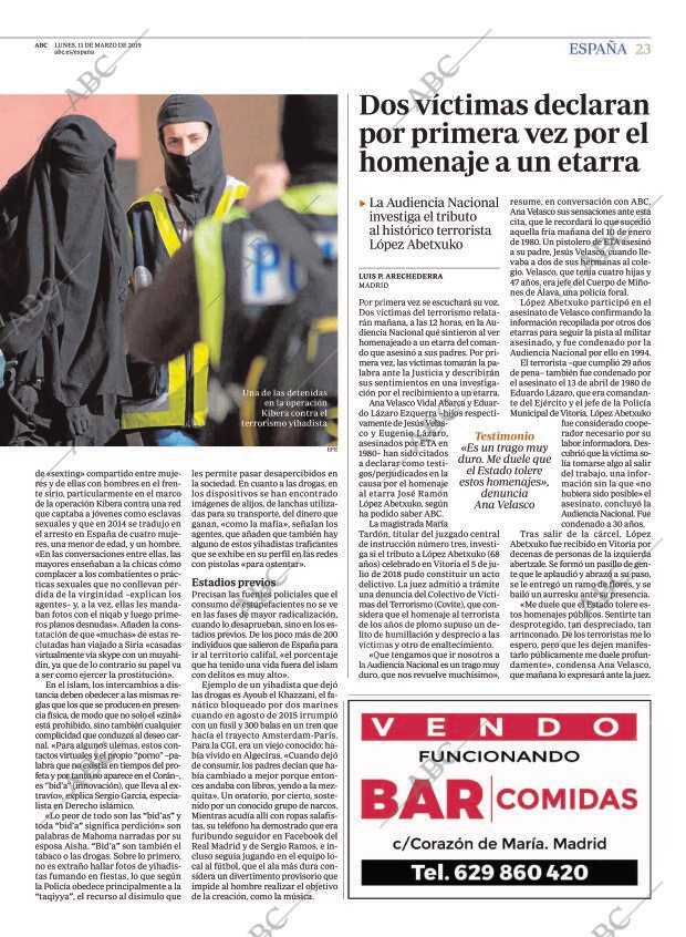 ABC MADRID 11-03-2019 página 23