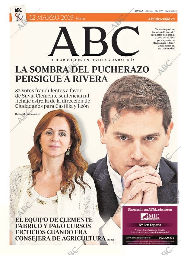 ABC SEVILLA 12-03-2019 página 1