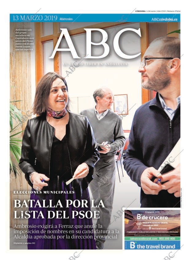 ABC CORDOBA 13-03-2019 página 1