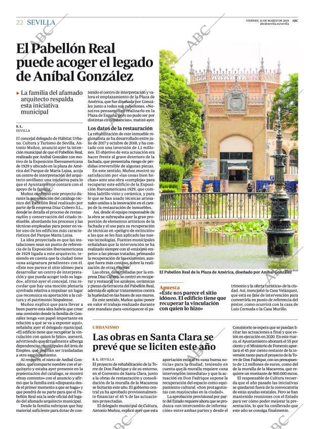 ABC SEVILLA 15-03-2019 página 22