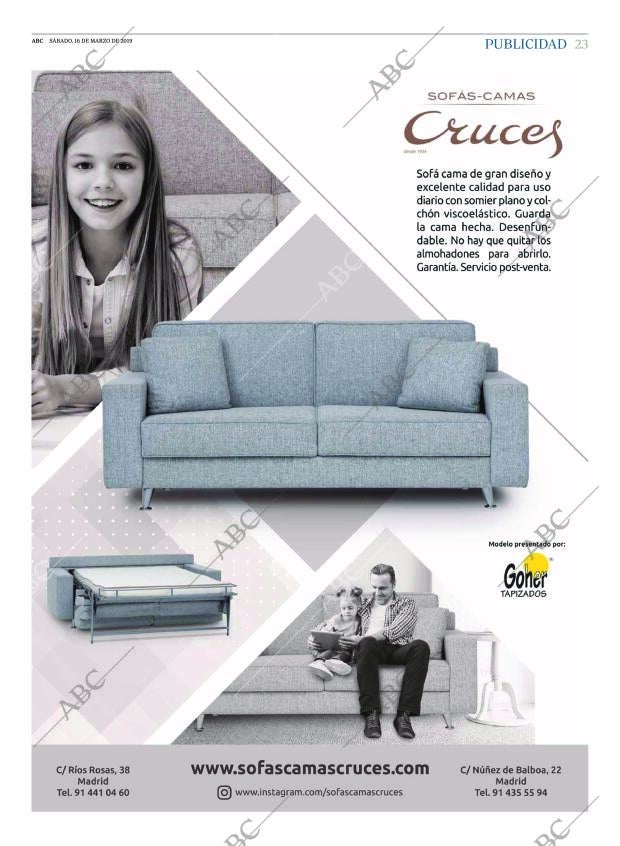 Sofas Camas Cruces Rios Rosas Baci Living Room